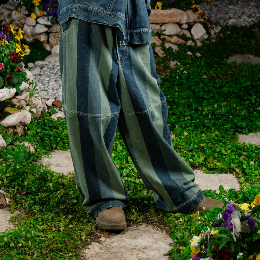 PAZIT Denim stripe pants