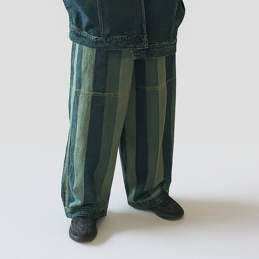 PAZIT Denim stripe pants
