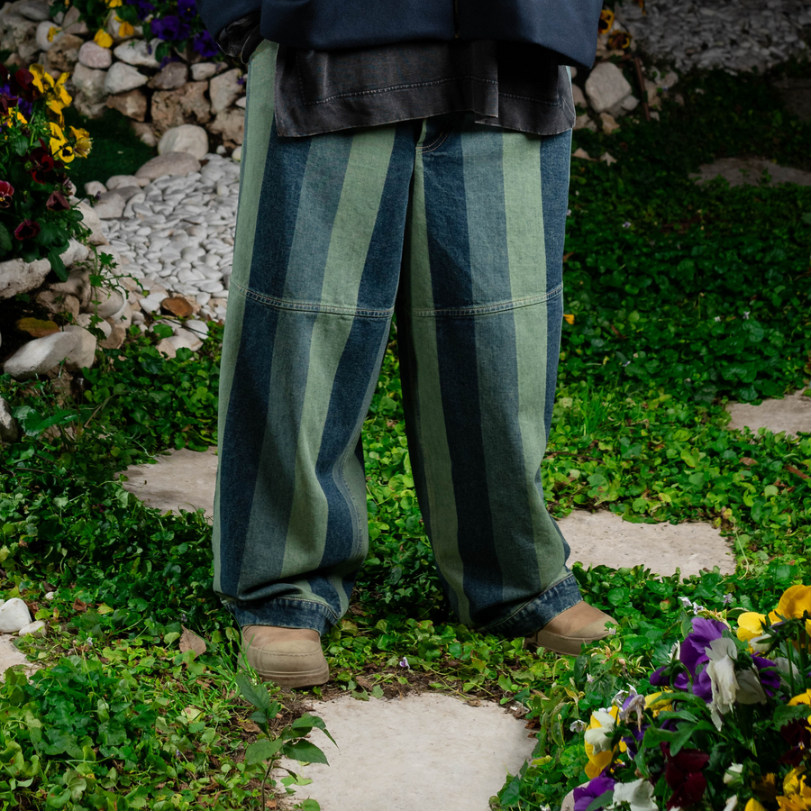 PAZIT Denim stripe pants