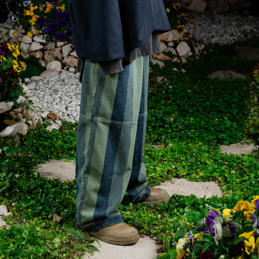 PAZIT Denim stripe pants