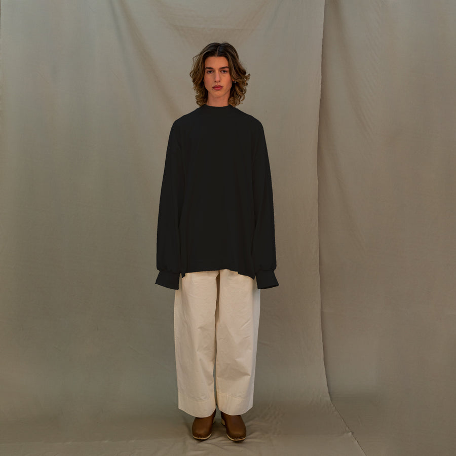 TEENA \ Open slit side over-size Tshirt