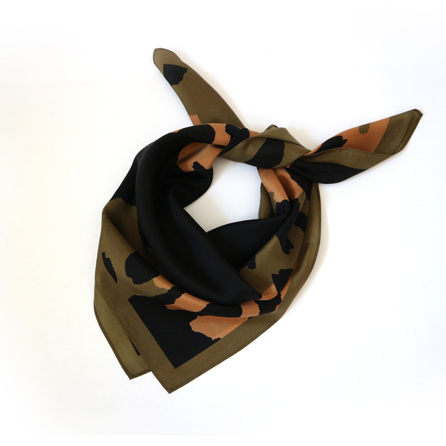 COMOUFLAGE- silk scarf